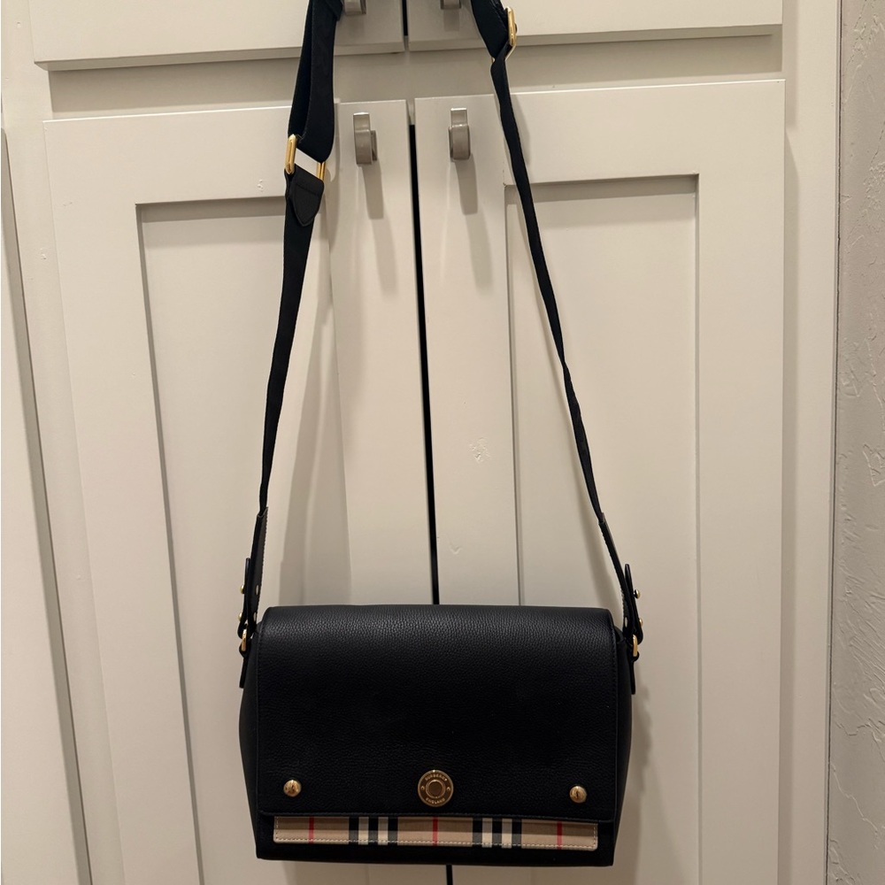 Burberry Black Crossbody Bag with Gold Accents - Picture 2 of 5